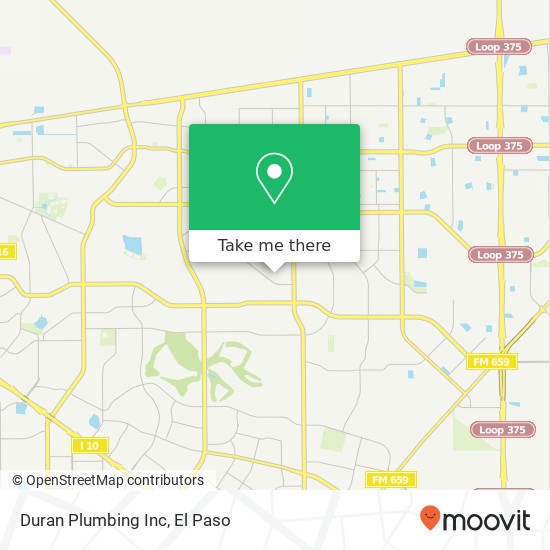 Mapa de Duran Plumbing Inc