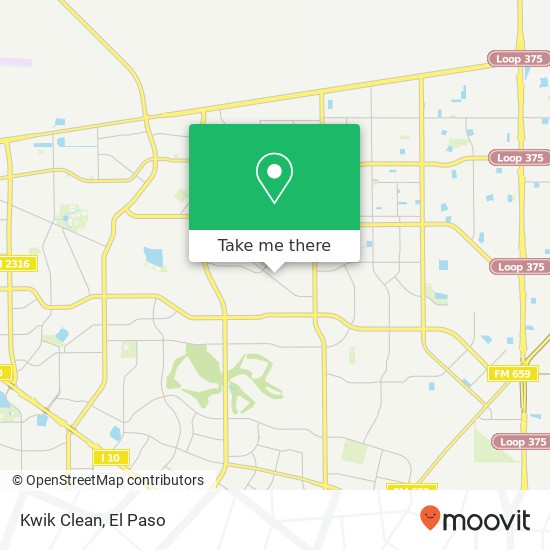Mapa de Kwik Clean