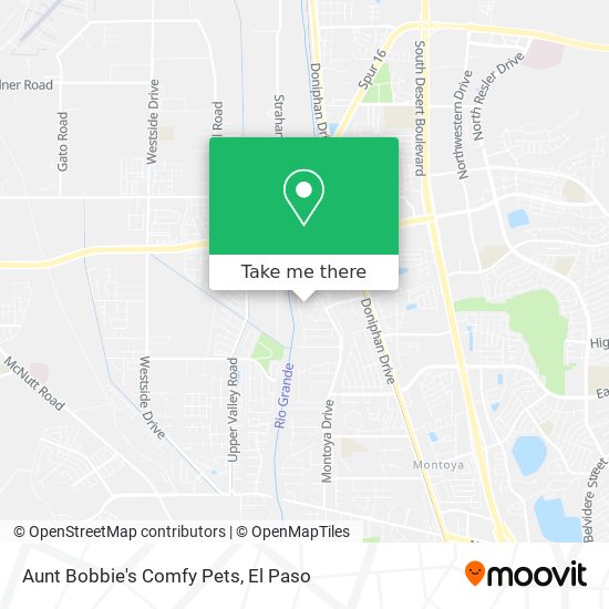 Mapa de Aunt Bobbie's Comfy Pets