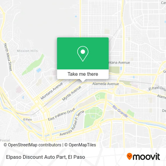 Elpaso Discount Auto Part map