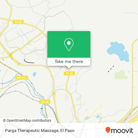 Parga Therapeutic Massage map