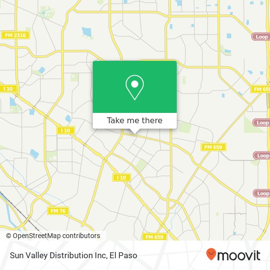 Sun Valley Distribution Inc map