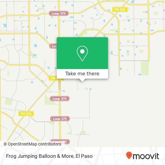 Frog Jumping Balloon & More map