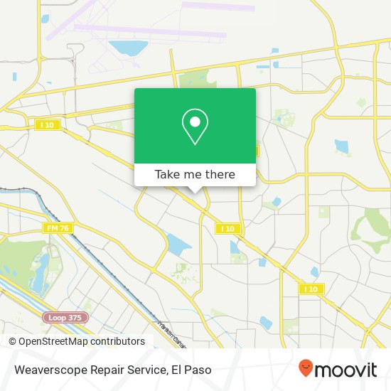 Mapa de Weaverscope Repair Service