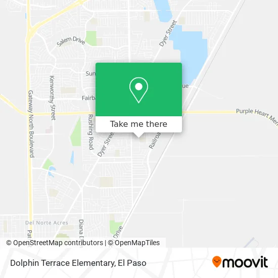 Dolphin Terrace Elementary map