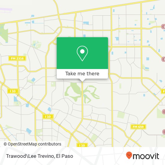 Mapa de Trawood\Lee Trevino