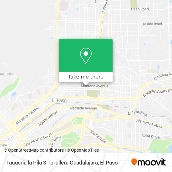 Taqueria la Pila 3 Tortillera Guadalajara map