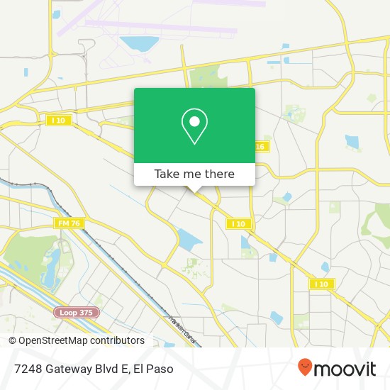 7248 Gateway Blvd E map