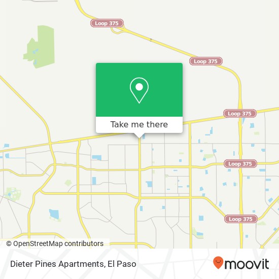 Mapa de Dieter Pines Apartments