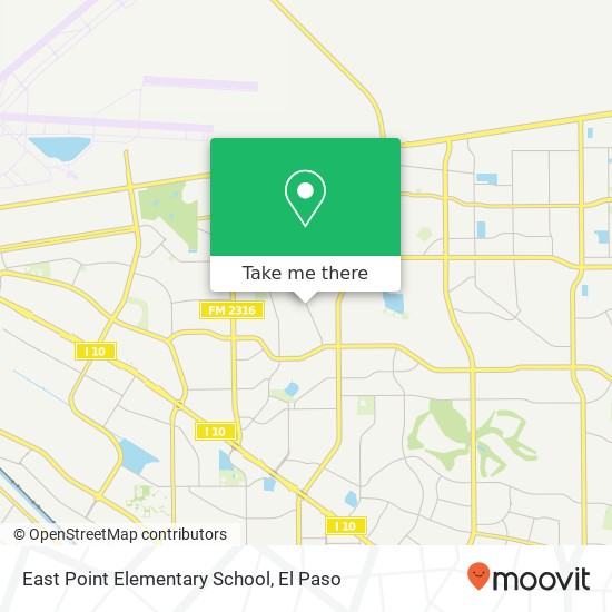 East Point Elementary School map