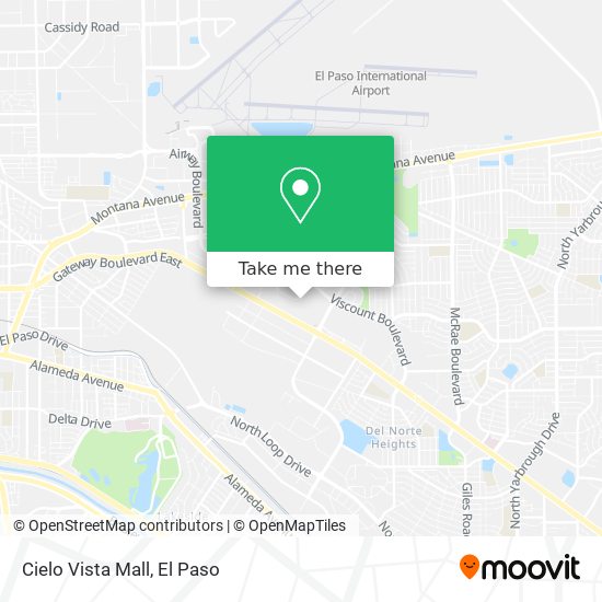 Cielo Vista Mall map