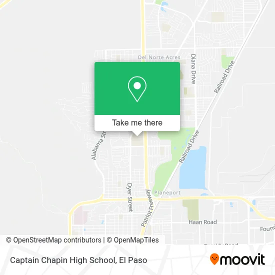 Captain Chapin High School map