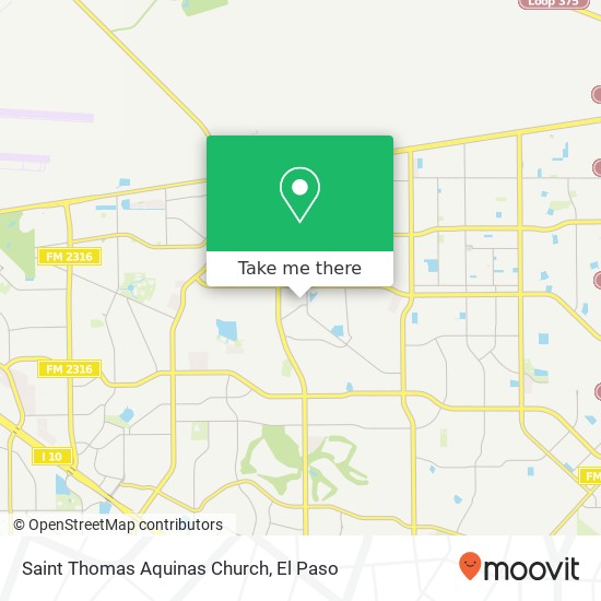 Saint Thomas Aquinas Church map