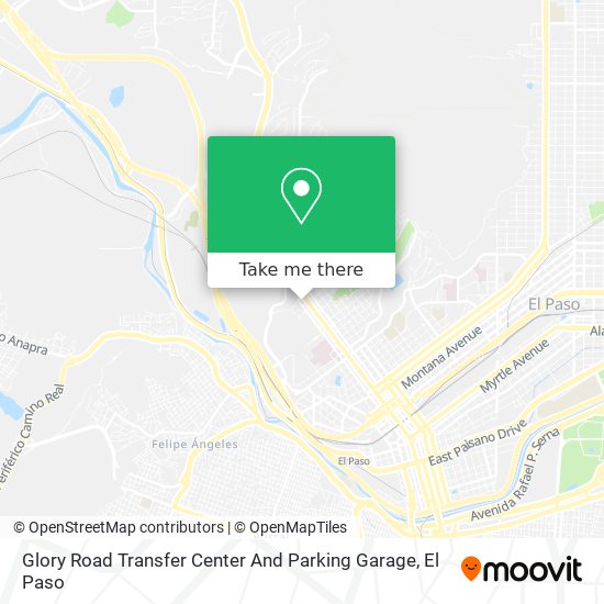 Glory Road Transfer Center And Parking Garage map