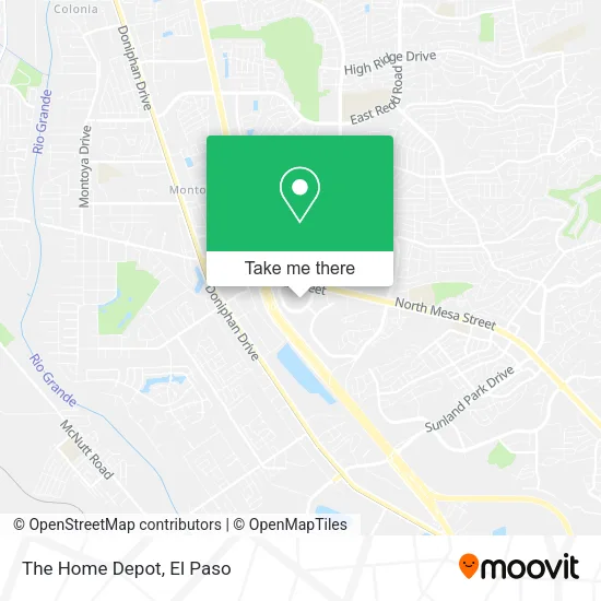 The Home Depot map