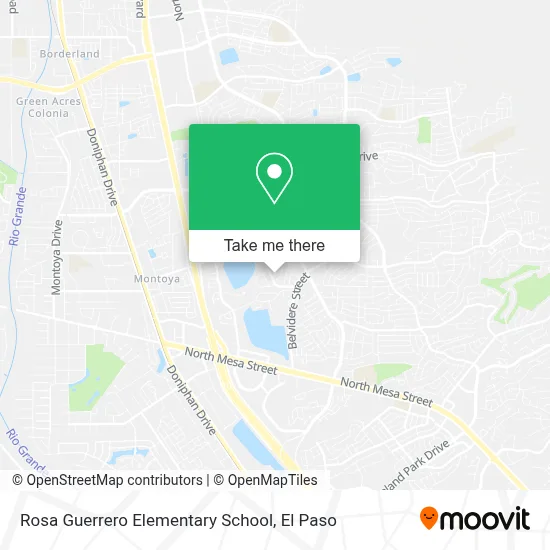Rosa Guerrero Elementary School map