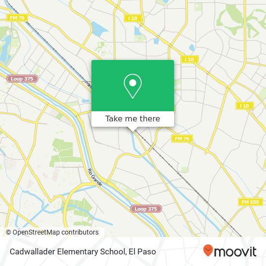 Mapa de Cadwallader Elementary School