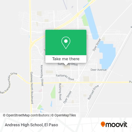 Andress High School map