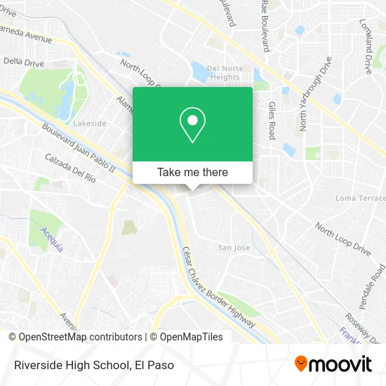 Riverside High School map