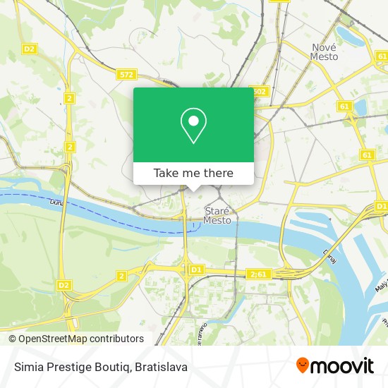 Simia Prestige Boutiq map