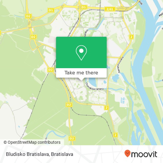 Bludisko Bratislava map