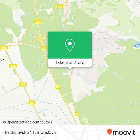 Bratislavska 11 map