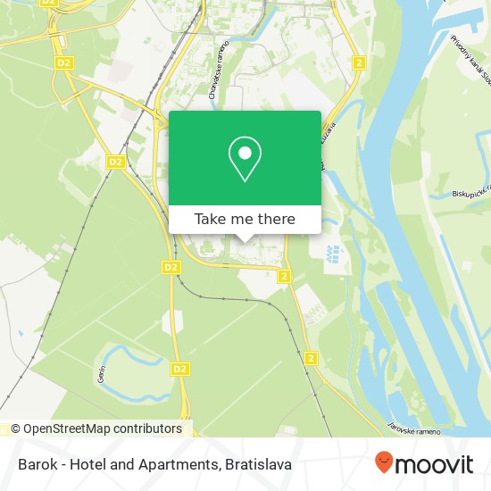Barok - Hotel and Apartments map