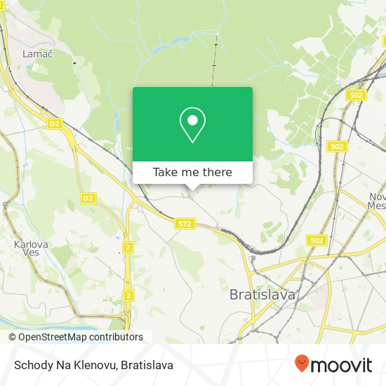 Schody Na Klenovu map