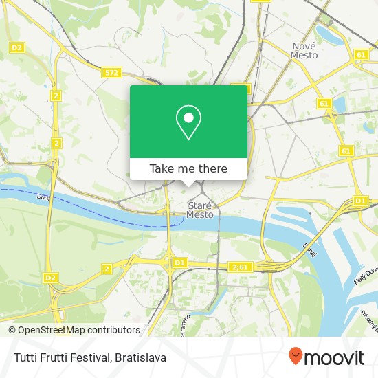 Tutti Frutti Festival map