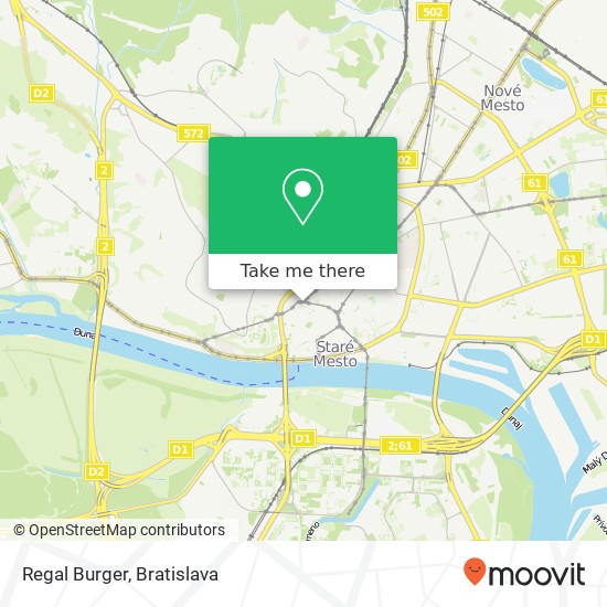 Regal Burger map