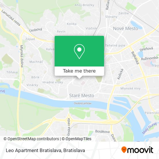 Leo Apartment Bratislava map