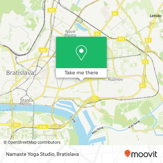 Namaste Yoga Studio map