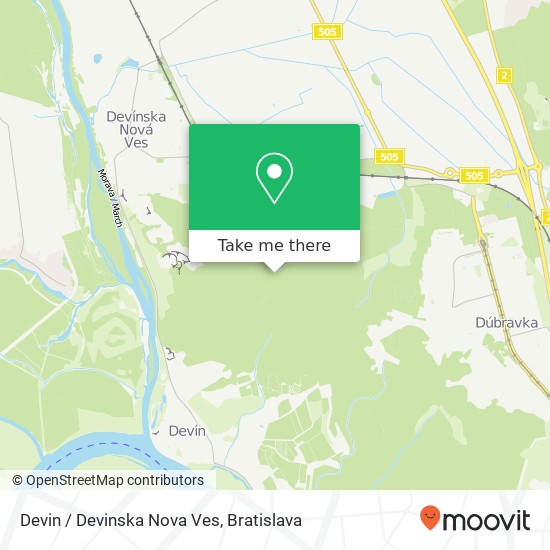 Devin / Devinska Nova Ves map