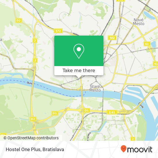 Hostel One Plus map