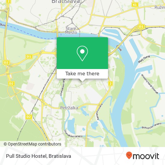 Pull Studio Hostel map