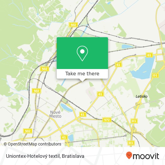 Uniontex-Hotelový textil map