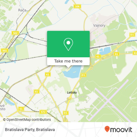 Bratislava Party map