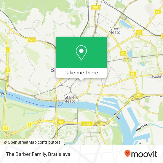 The Barber Family map