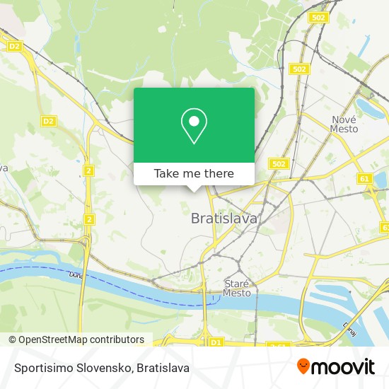 Sportisimo Slovensko map