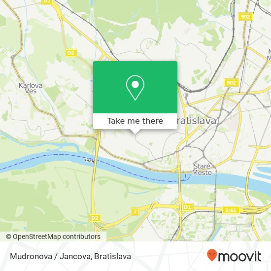 Mudronova / Jancova map