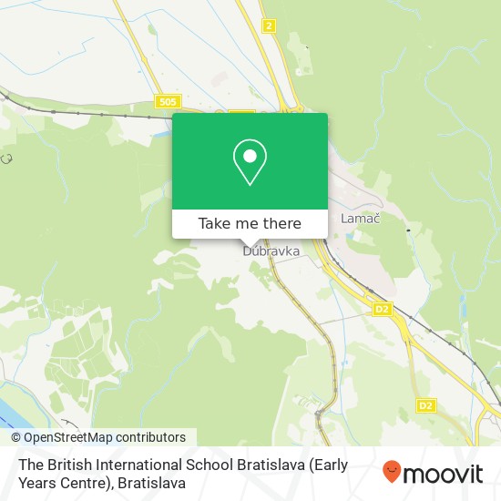 The British International School Bratislava (Early Years Centre) map