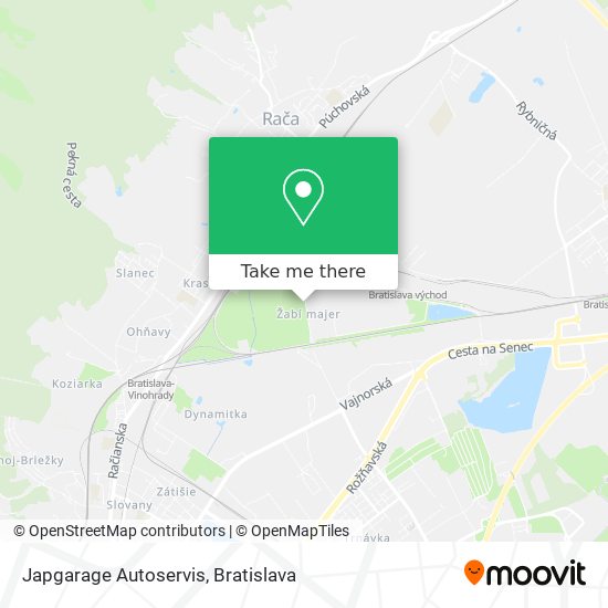 Japgarage Autoservis map