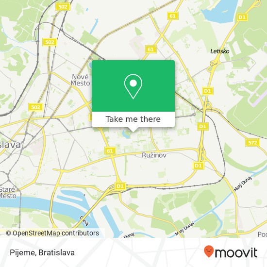 Pijeme map