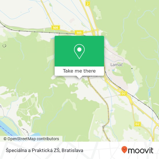 Špeciálna a Praktická ZŠ map