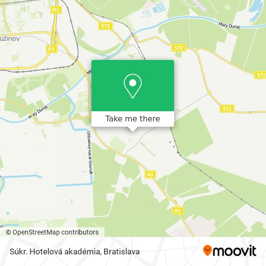 Súkr. Hotelová akadémia map