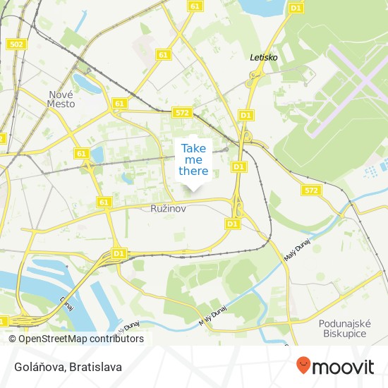 Goláňova map