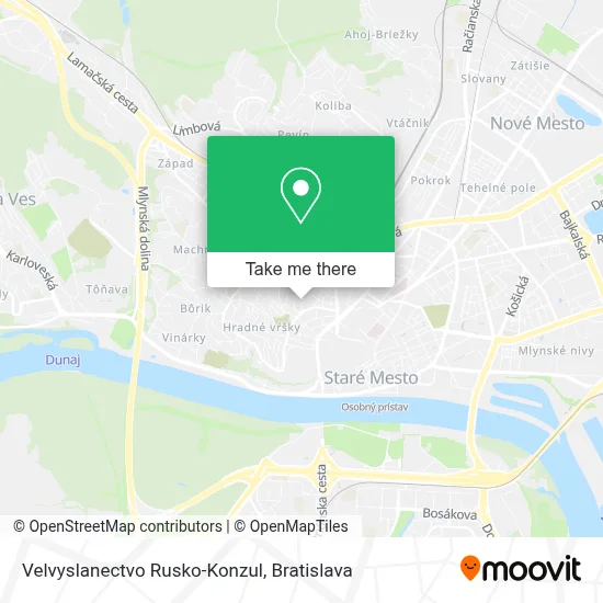 Velvyslanectvo Rusko-Konzul map