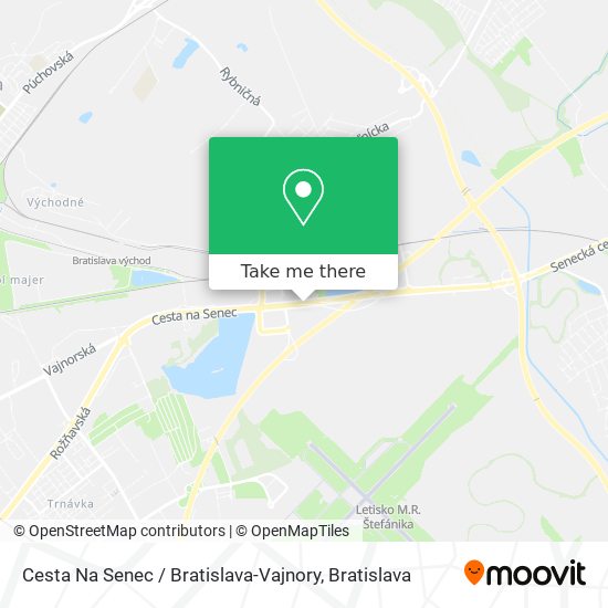 Cesta Na Senec / Bratislava-Vajnory map