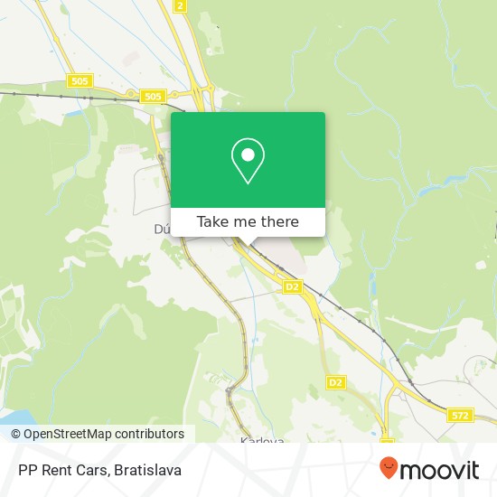 PP Rent Cars map