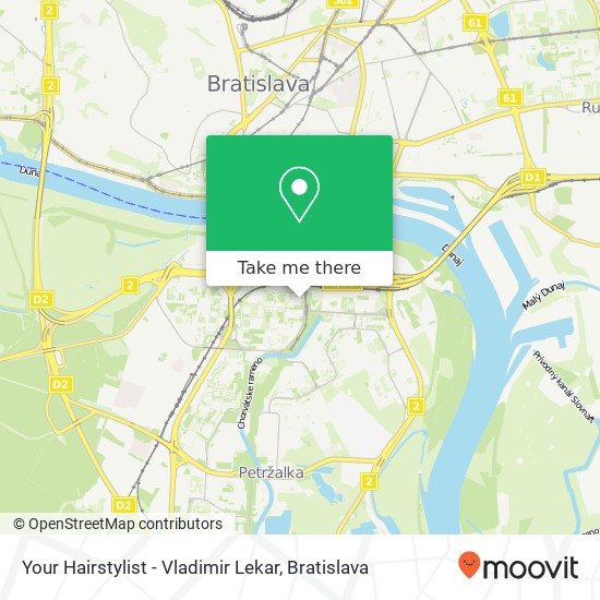 Your Hairstylist - Vladimir Lekar map